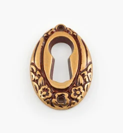 Hot Bronze Patina Keyhole Escutcheon Escutcheons