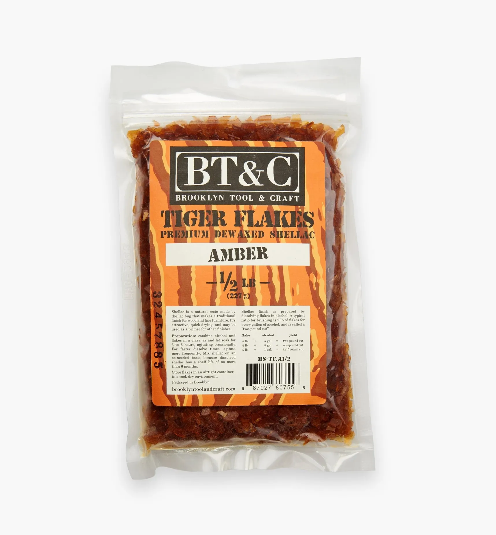 Best Brooklyn Tool & Craft De-Waxed Shellac Flakes Supplies