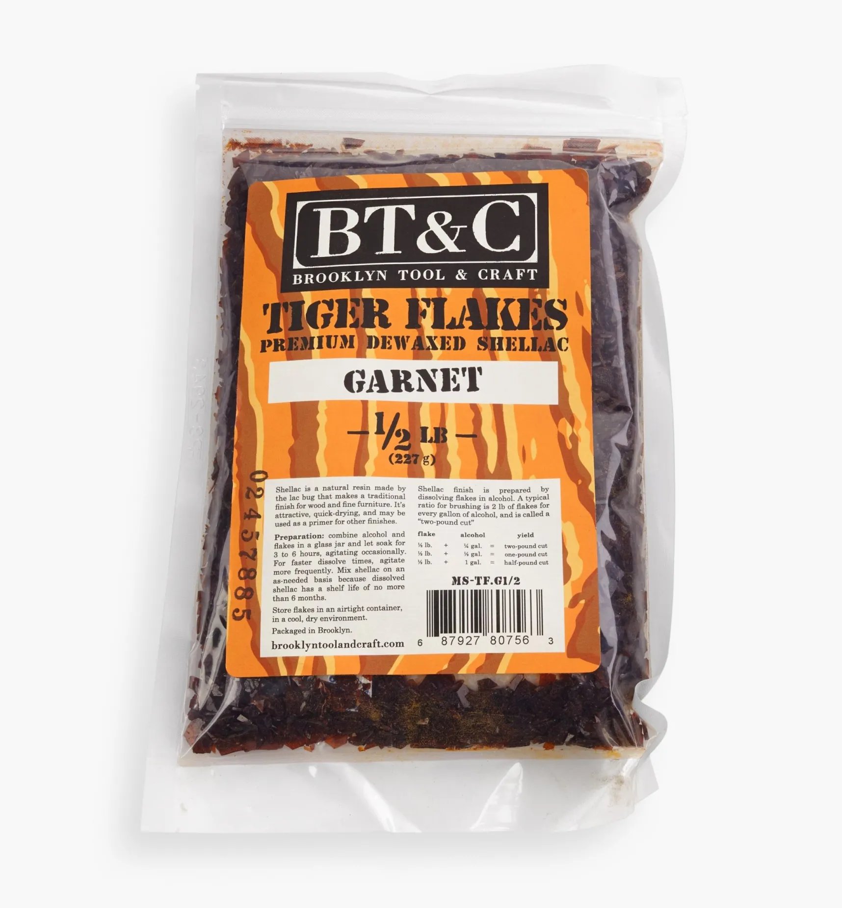 Best Brooklyn Tool & Craft De-Waxed Shellac Flakes Supplies