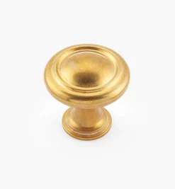 Clearance Brusso Brass Ringed Knob Knobs