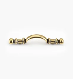 Hot Burnished Brass Arched Die-Cast Pull Handles