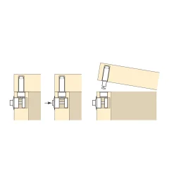 Outlet Button Lock Box Hardware