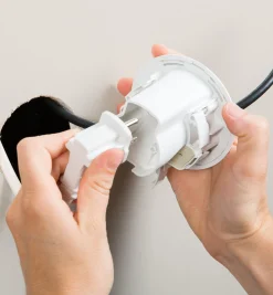 Online Cable Grommet Kit For Wall-Mounted Electronics Cable Management