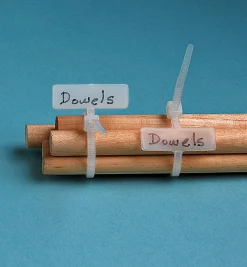 Hot Cable Ties With Labels Storage & Organization