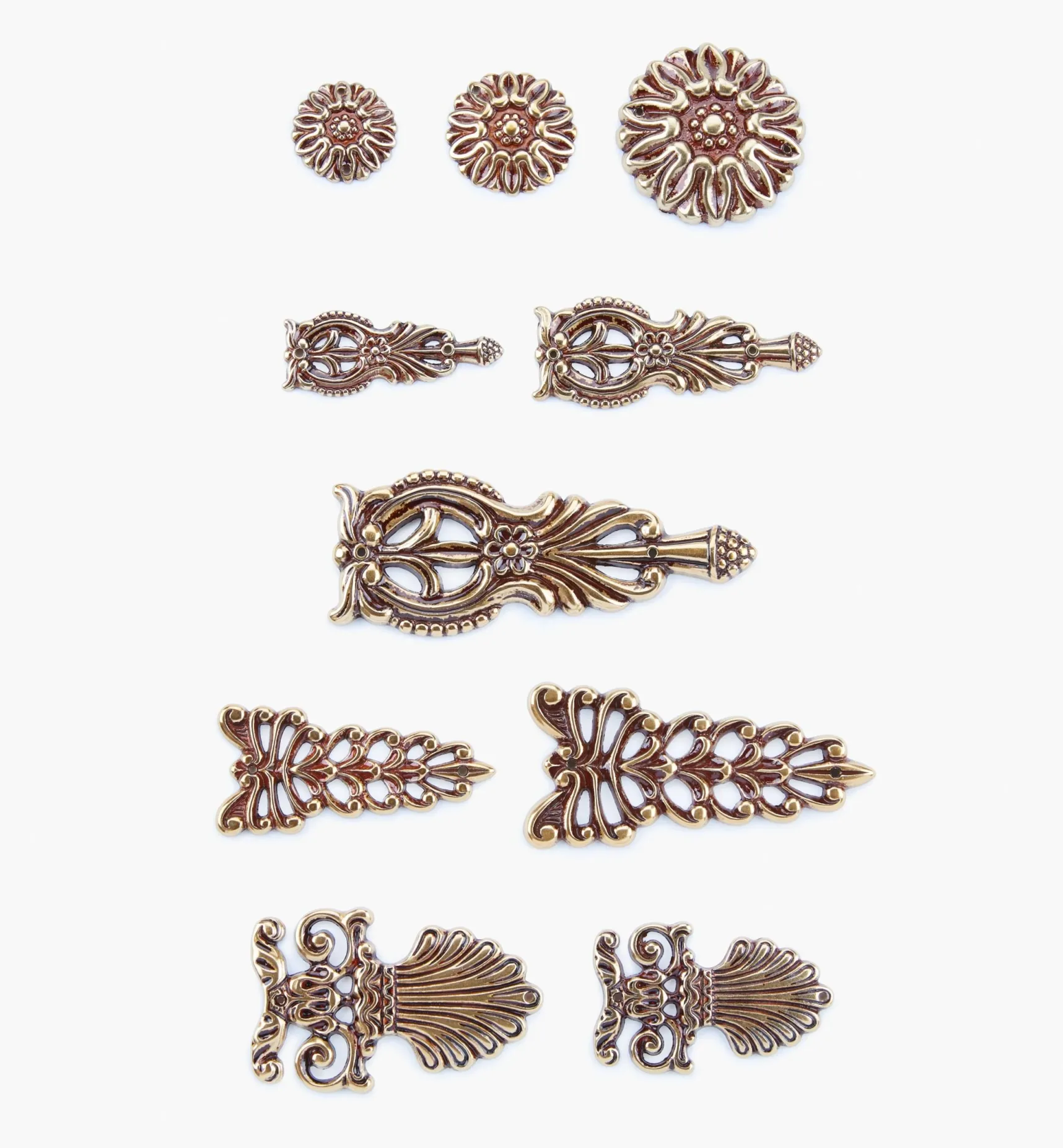 Online Cast Brass Appliqué Accents Project Supplies