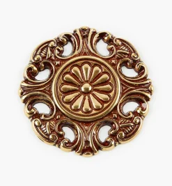 Sale Cast Brass Appliqué Rosette Accents Project Supplies