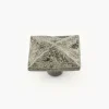Clearance Cast Pewter Square Knob Knobs