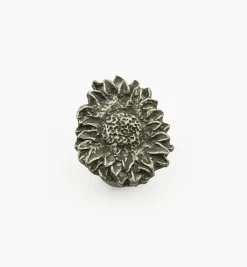Sale Cast Pewter Sunflower Knobs Knobs
