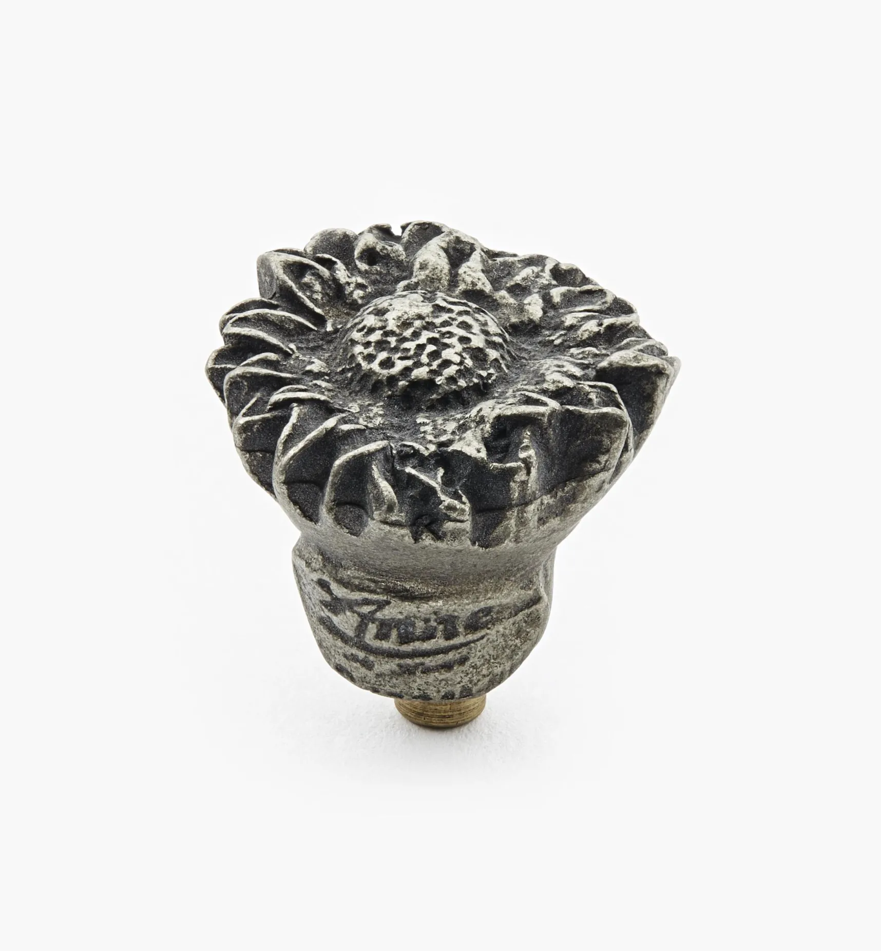Sale Cast Pewter Sunflower Knobs Knobs