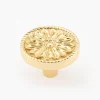 Clearance Cast Roped Flower Knob Knobs