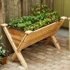 Best Cedar Wedge Planter Container Gardening