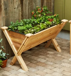 Best Cedar Wedge Planter Container Gardening