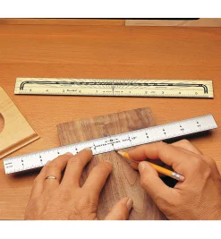 New Center-Finding Rule Marking & Measuring