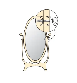 Sale Cheval Mirror Fittings Fasteners