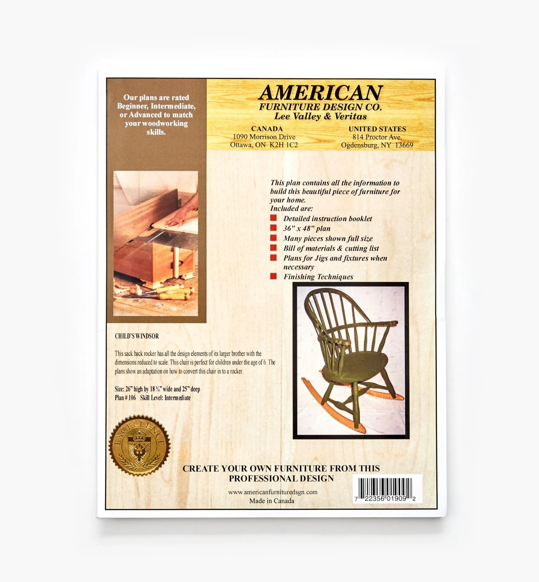 Clearance Child's Windsor Chair Plan Plans