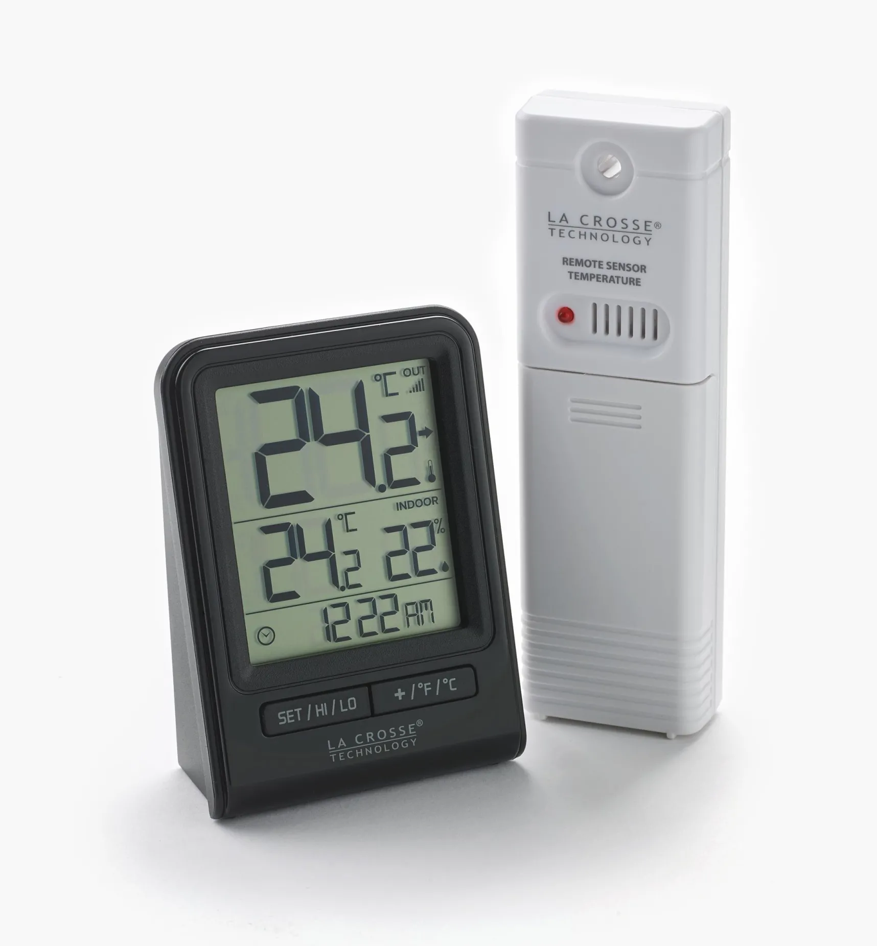 Outlet Compact Wireless Thermometer Weather Measurement