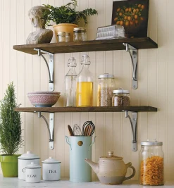Hot Concave Steel Shelf Bracket Storage Organization