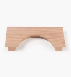New Danish Walnut Semicircular Framed Pull Pulls