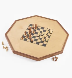 Hot Deluxe Crokinole, Checker & Chess Board Toys & Games