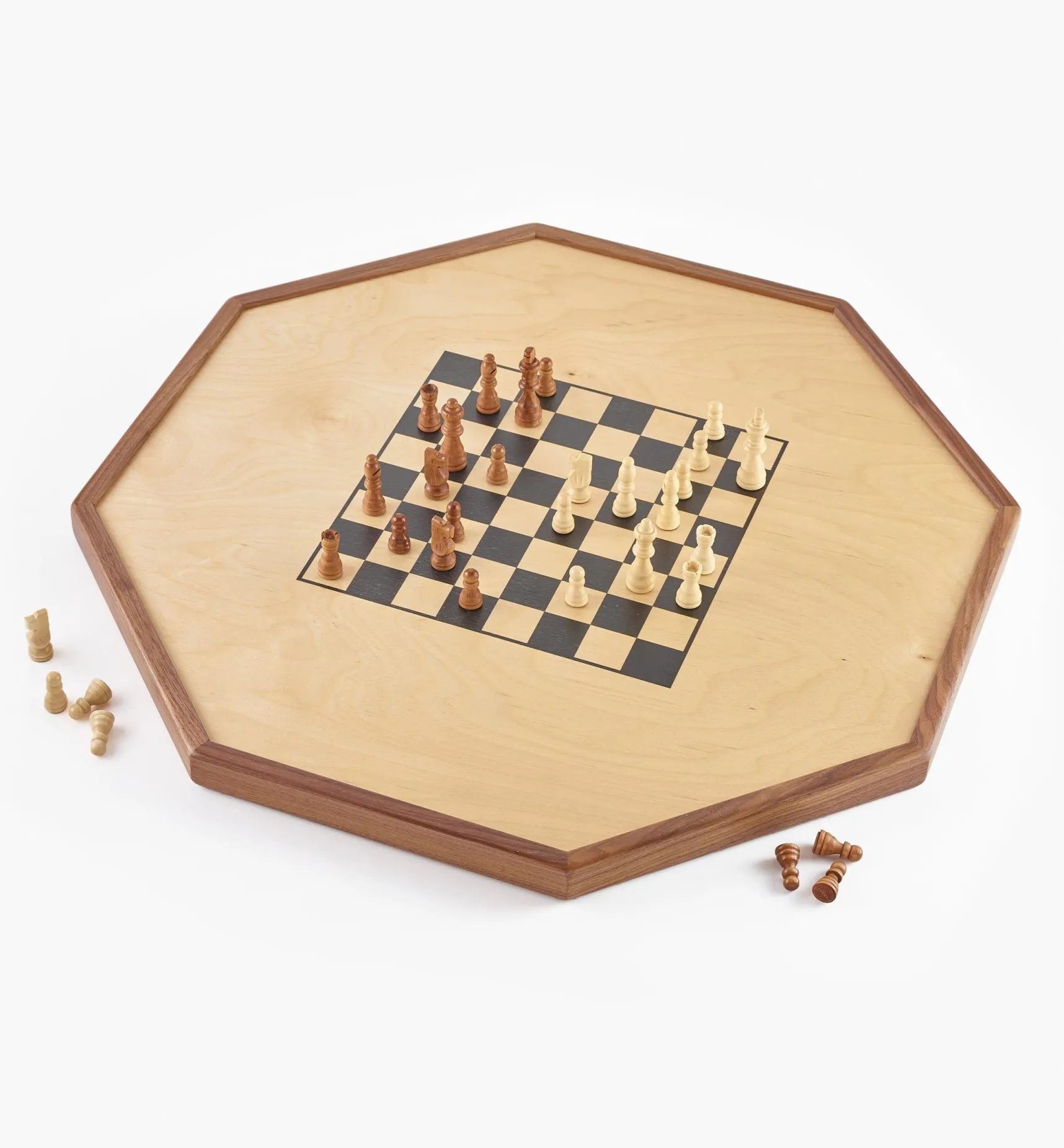 Hot Deluxe Crokinole, Checker & Chess Board Toys & Games