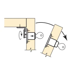 Outlet Drop-Flap Lock Locks