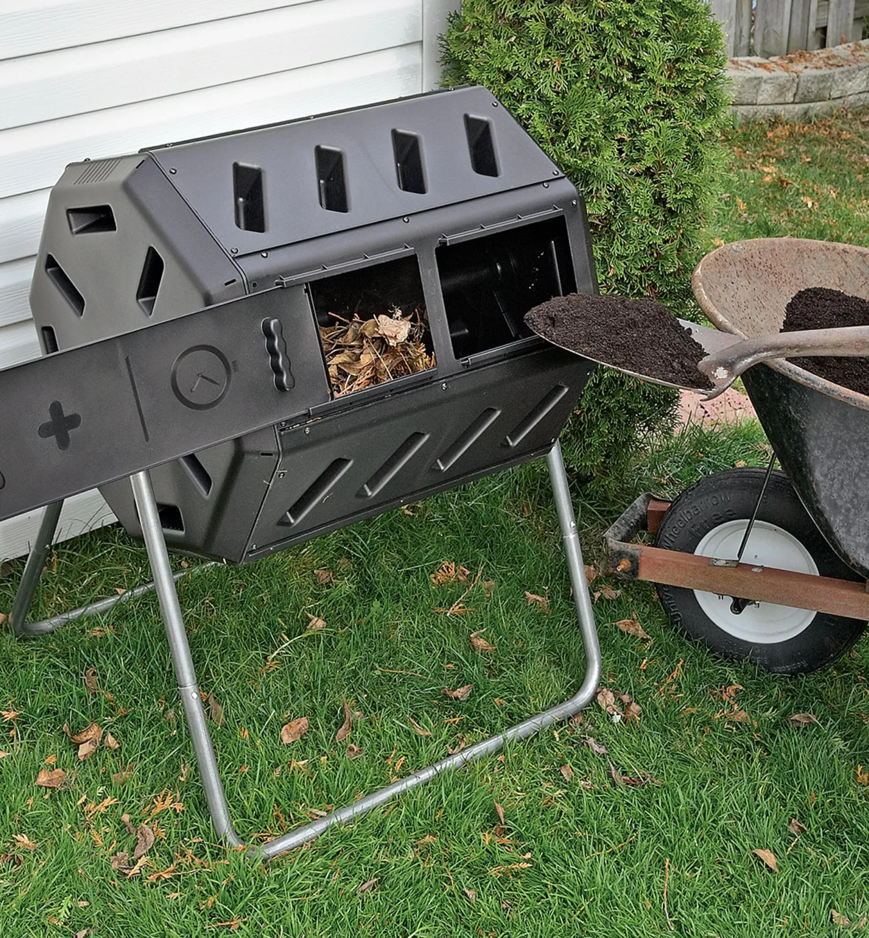 Sale Dual-Batch Rolling Composter Composting|Composting