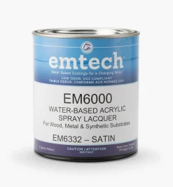 New Emtech Water-Based Lacquer Supplies