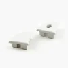Outlet End Caps For Corner-Mount LED Tape Lighting Channels Lighting