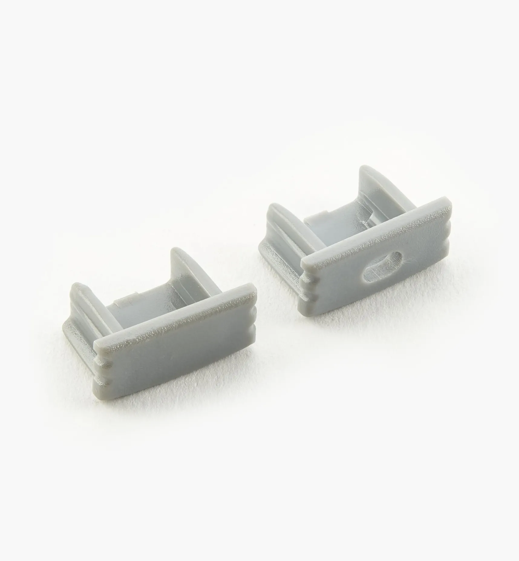 Outlet End Caps For Surface-Mount LED Tape Lighting Channels Lighting
