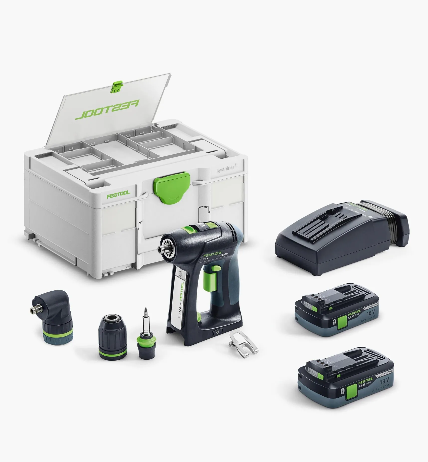 New Festool C 18 Compact Drill Set Power Tools