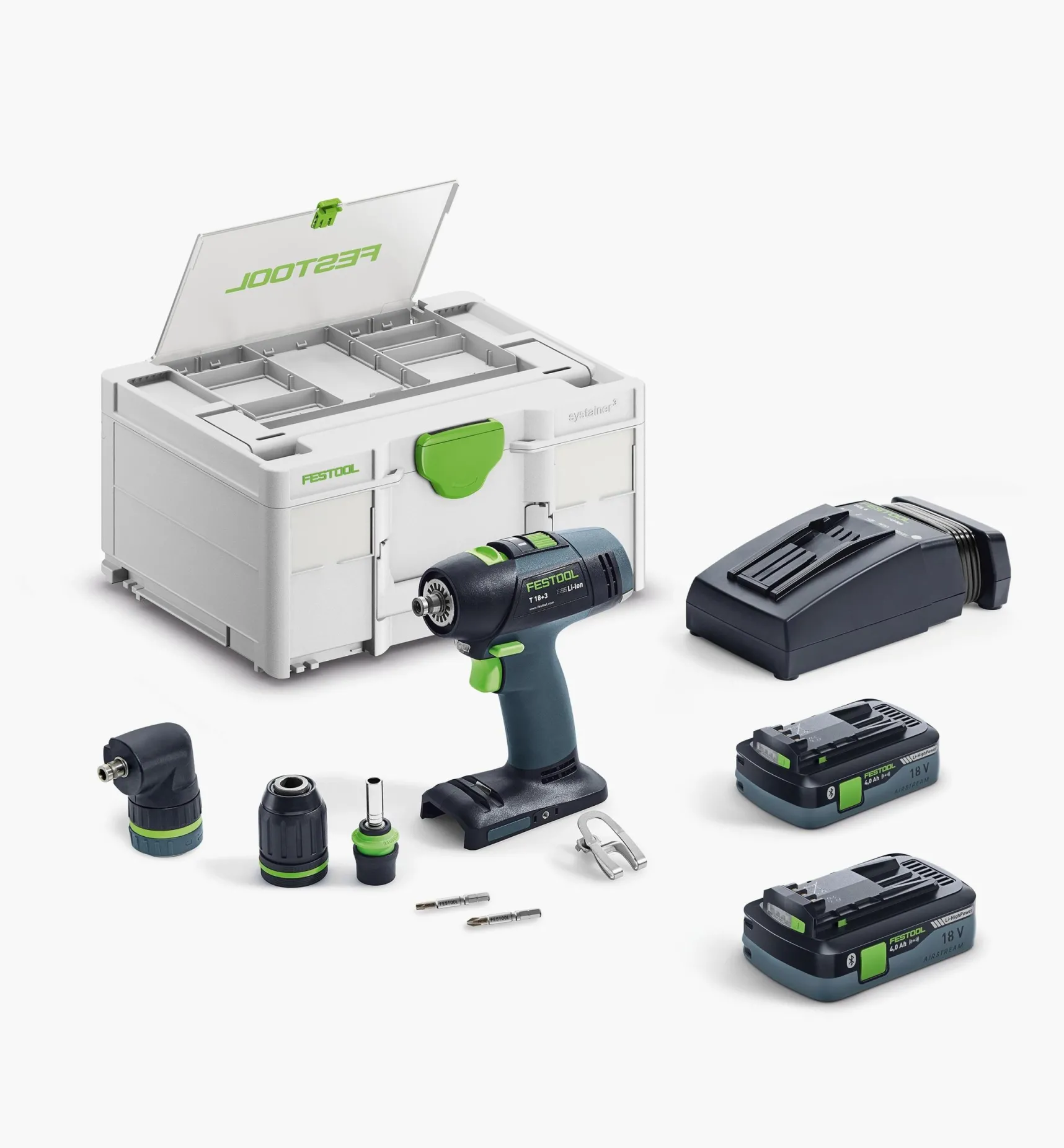 Sale Festool Cordless Drill T18+3 HPC 4,0 Set Power Tools