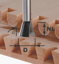 Hot Festool Dovetail Router Bit For VS 600 Routing