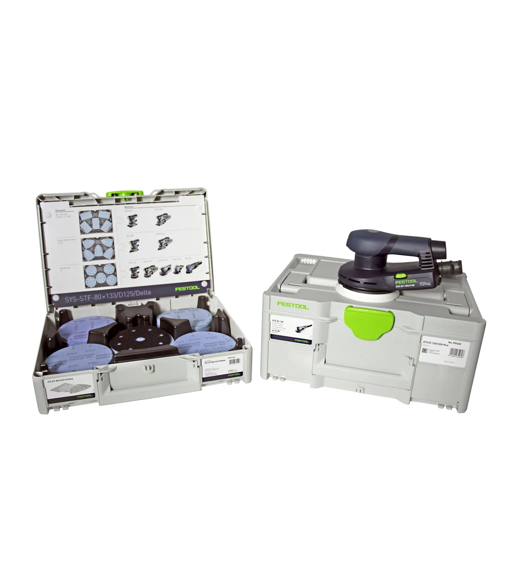 Clearance Festool ETS EC 125 + Net Abrasive Combo Kit Power Tools