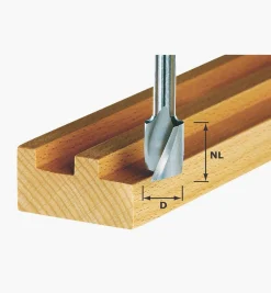 Festool HSS Spiral Router Bit Routing