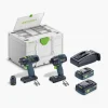 Discount Festool Impact Driver & Drill Set TID18 HPC 4,0I-Set T18 Power Tools