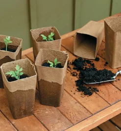 Outlet Fiber Pots Seed Starting