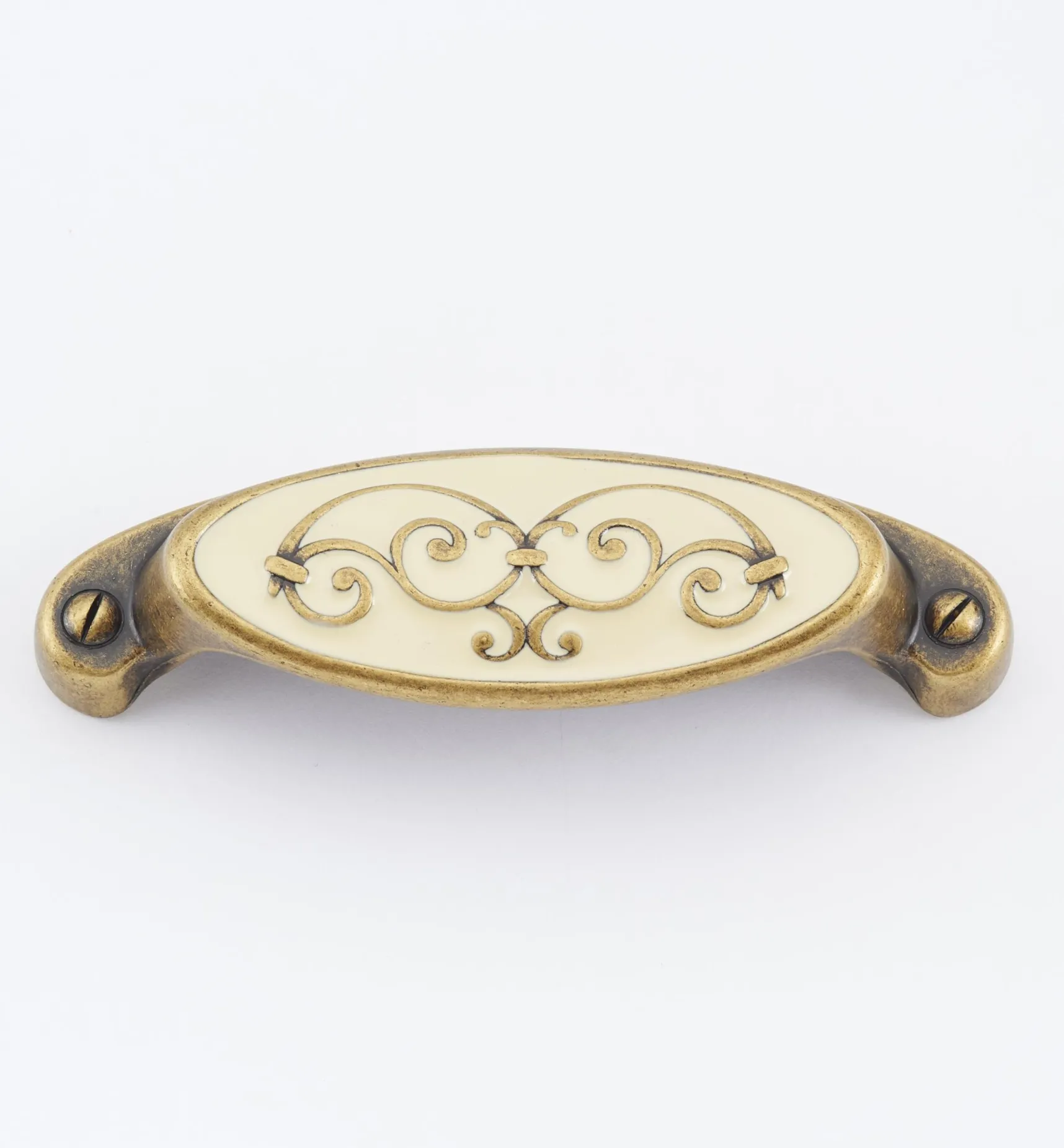 Outlet Filigree Oval Shell Pulls Pulls