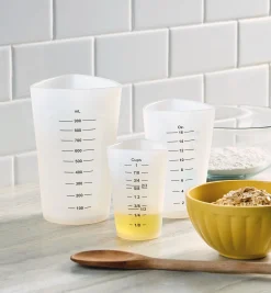 Best Flexible Silicone Measuring Cups Measurement