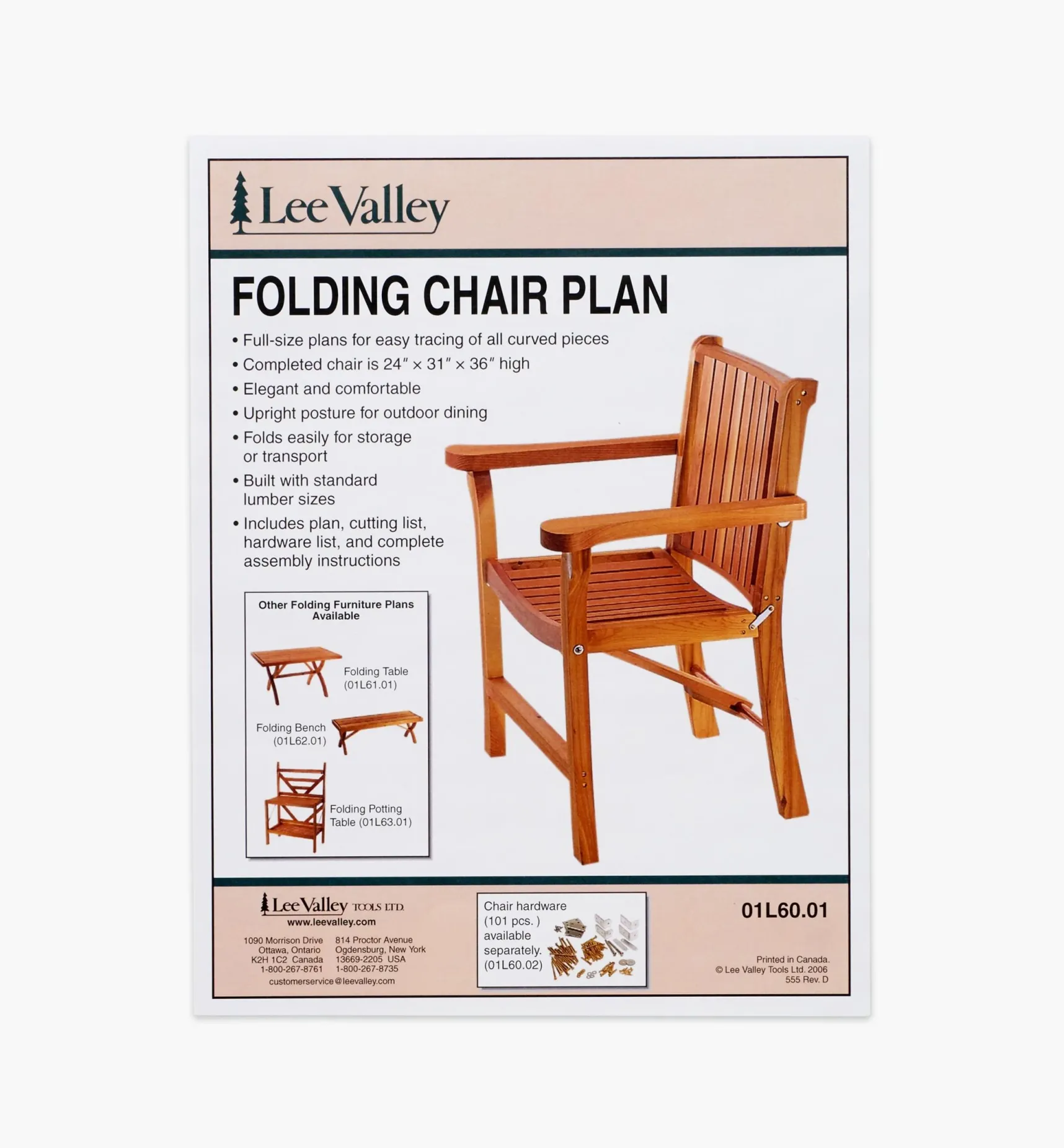 New Folding Chair Plan Plans