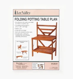 Online Folding Potting Table Plan Plans