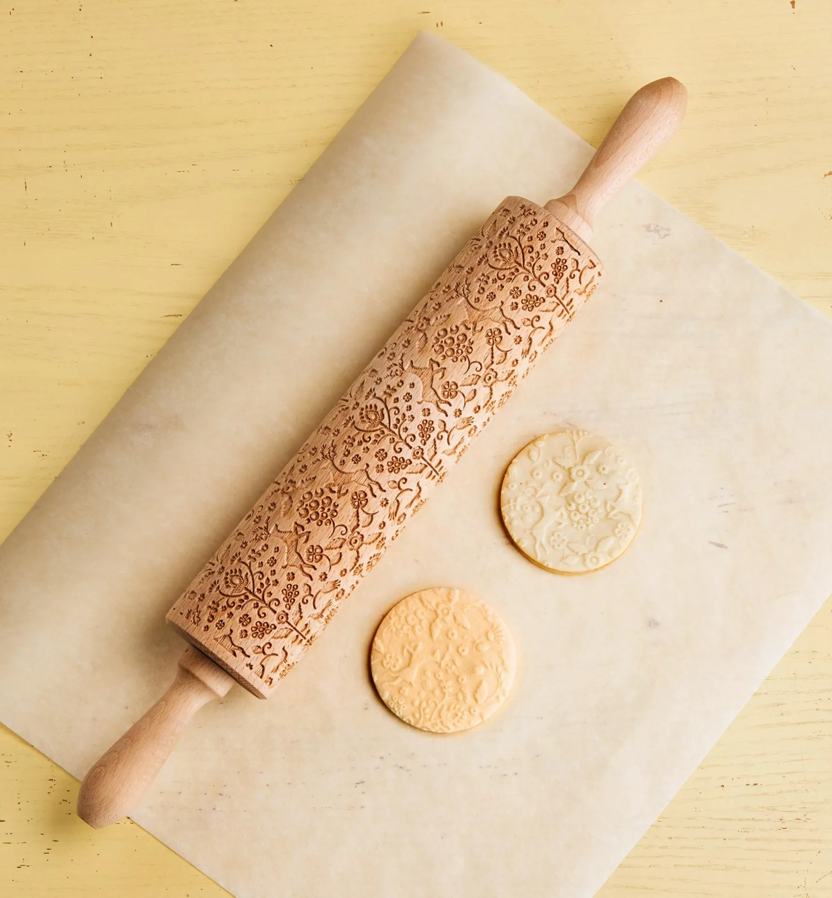 New Folklore Embossing Rolling Pin Bakeware