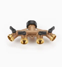 Clearance Four-Way Brass Manifold Hoses & Accessories
