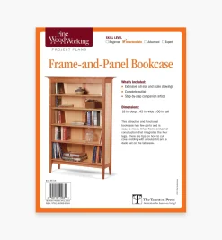 Online Frame-and-Panel Bookcase Plan Plans