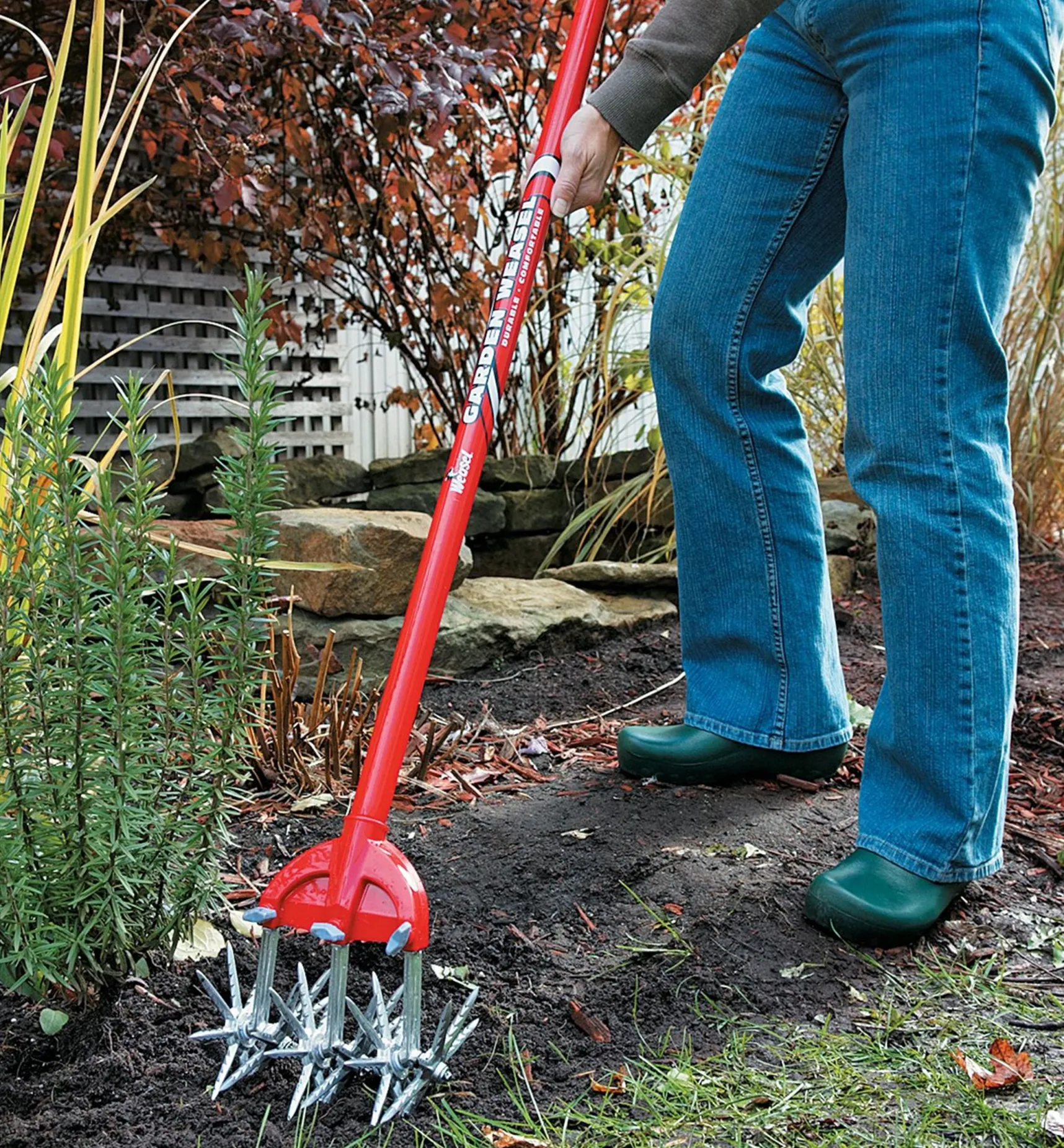 Garden Weasel Weeding