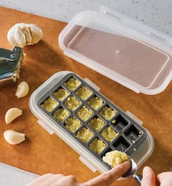 New Garlic Freezer Tray Food Storage