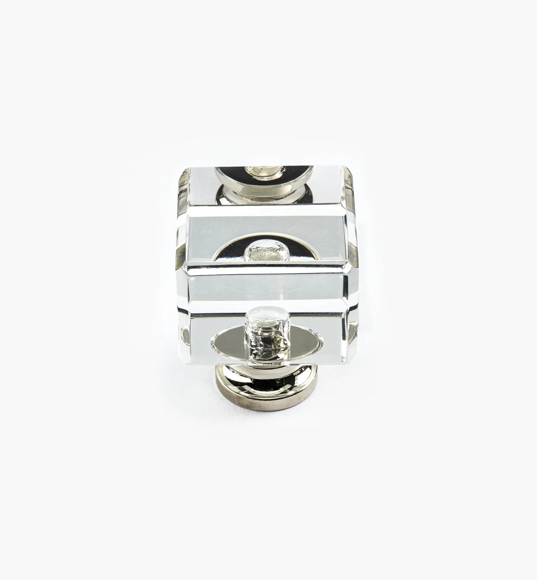 Sale Glass Cube Knob Knobs