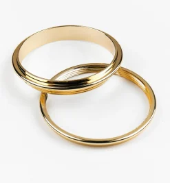 Clearance Gold-Plated Box Rings Project Supplies