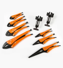 New Grip-On Locking Pliers Master Set Hand Tools