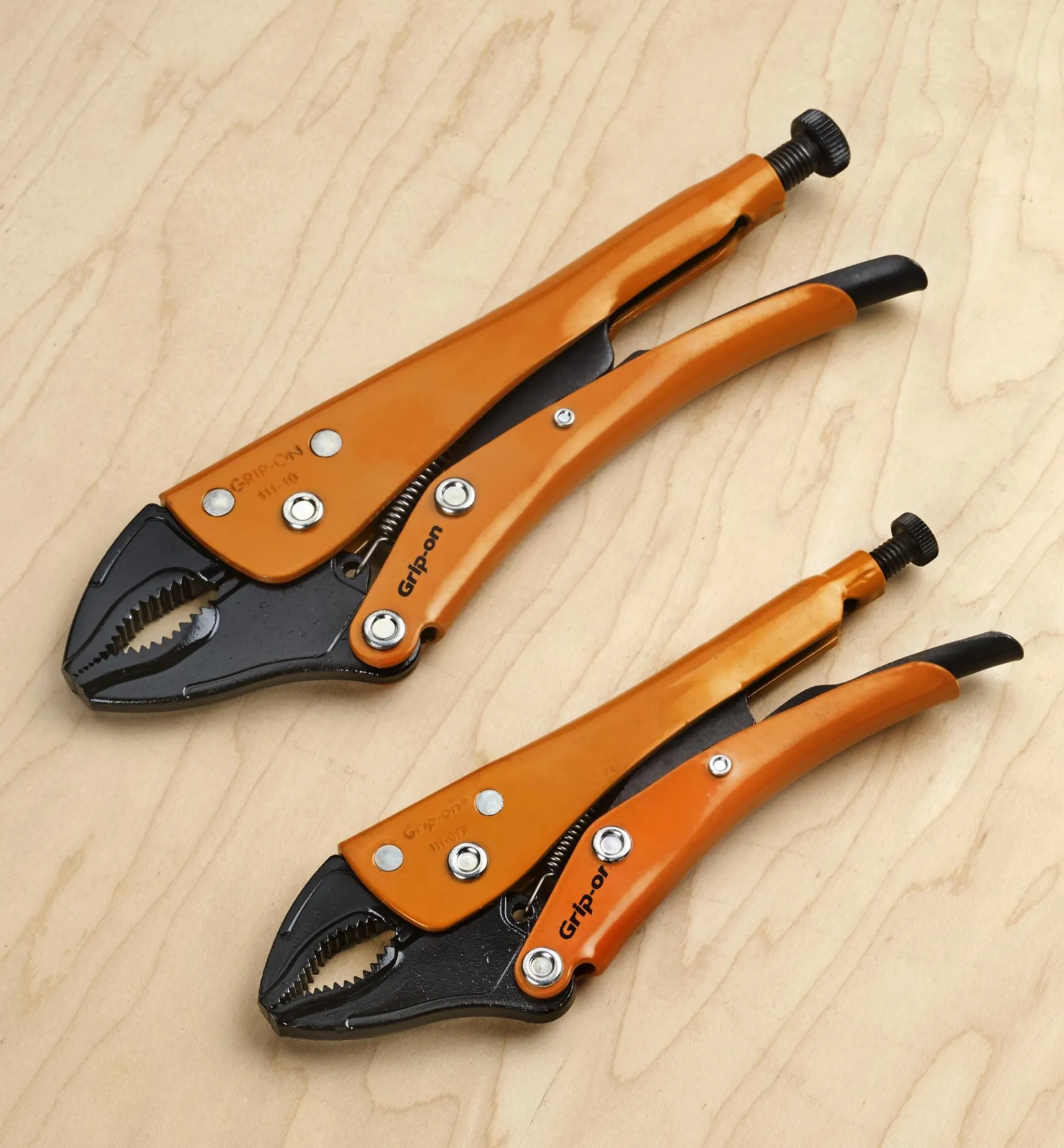 Clearance Grip-On Regular-Jaw Locking Pliers Hand Tools