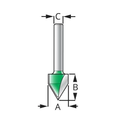 Best Groove Bit – 60° Angle Routing
